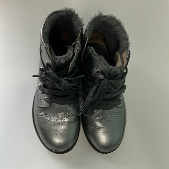 Old Soles Metallic Lace Up Booties - Picture 3 of 8